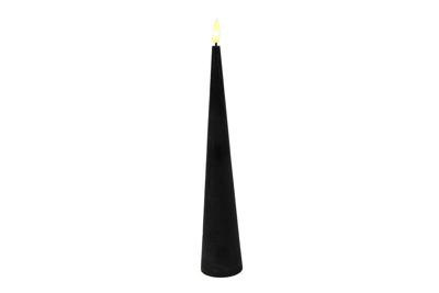 Ledkaars kegel Lyon D 5 cm H 29 cm zwart