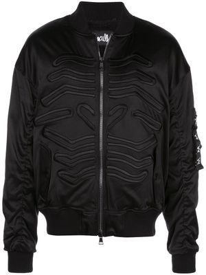 Haculla veste bomber à broderies - Noir