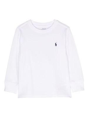 POLO RALPH LAUREN KIDS t-shirt à motif Polo Pony - Blanc