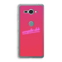Vice Glow: Sony Xperia XZ2 Compact Transparant Hoesje