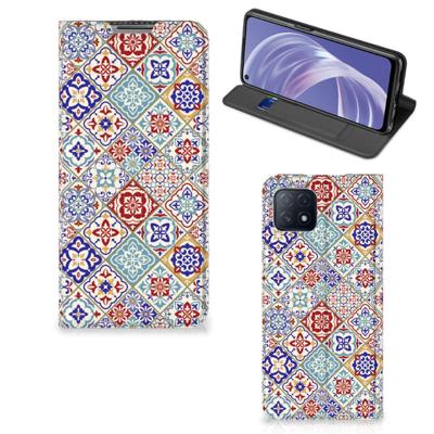 OPPO A73 5G | Standcase | Tiles Color OPPO A73 5G | Standcase | Tiles Color
