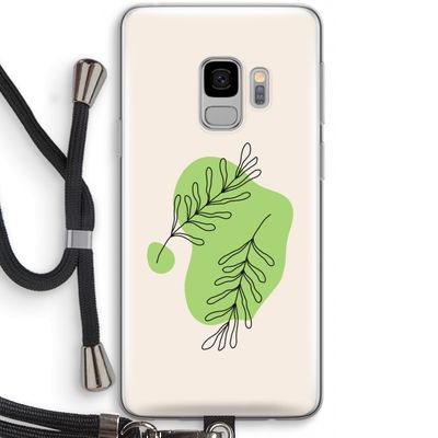 Beleaf in you: Samsung Galaxy S9 Transparant Hoesje met koord