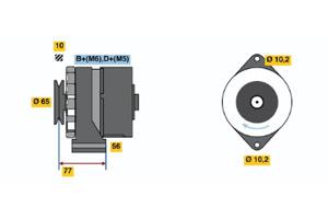 Bosch Alternator/Dynamo 0 120 469 924