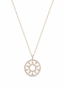 De Beers Jewellers collier Dewdrop en or rose 18ct serti de diamants