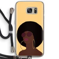Golden hour: Samsung Galaxy S7 Transparant Hoesje met koord