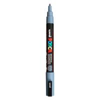 Uni Posca pc3m acrylmarker leigrijs - ronde punt tot 1,3 mm
