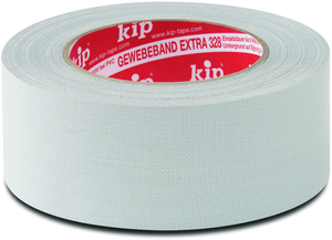 kip 328 uv-textieltape extra premium plus lichtgrijs 48mm x 25m