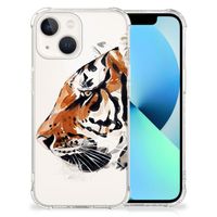 Back Cover iPhone 13 Watercolor Tiger - thumbnail