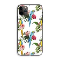 Kleurrijke papegaaien: iPhone 11 Pro Max Biologisch afbreekbaar hoesje