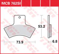 TRW Remblokken, en remschoenen voor de moto, MCB762SI Sinter offroad
