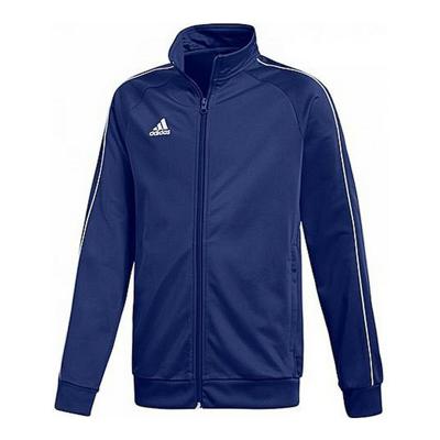 Sportjack voor kinderen Adidas CORE18 PES JKTY CV3577 Navy Polyester (10 Jaar) - Maat: 10 Jaar
