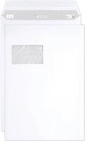 250 Zelfklevende akte enveloppen met venster links C4 229x324mm 90g