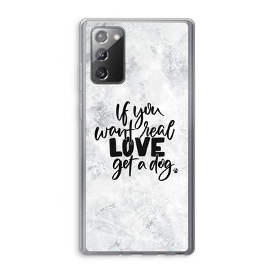 Partner in crime: Samsung Galaxy Note 20 / Note 20 5G Transparant Hoesje