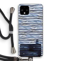 Verrassende lijnen: Pixel 4 Transparant Hoesje met koord
