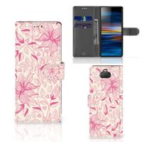 Sony Xperia 10 Hoesje Pink Flowers