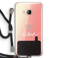 Be(e) kind: HTC U Play Transparant Hoesje met koord