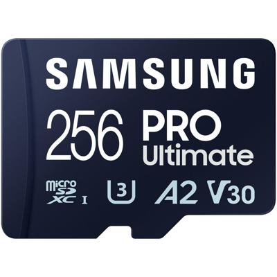 Samsung Pro Ultimate 256GB + SD-adapter Micro SD-kaart Blauw