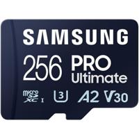 Samsung Pro Ultimate 256GB + SD-adapter Micro SD-kaart Blauw