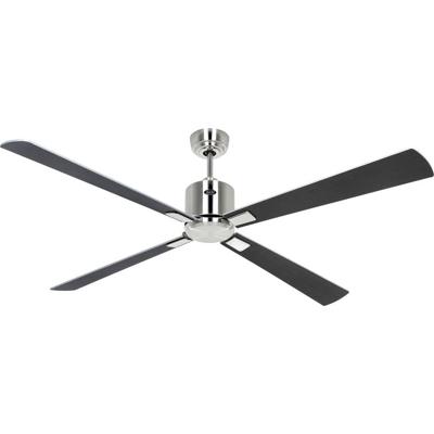 CasaFan ECO NEO III 152 BN-WN/SI WiFi Flügel Wenge/silber Plafondventilator Chroom (geborsteld) Met afstandsbediening, Timer, Met wintermodus, Bediening via App