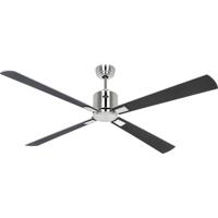 CasaFan ECO NEO III 152 BN-WN/SI WiFi Flügel Wenge/silber Plafondventilator Chroom (geborsteld) Met afstandsbediening, Timer, Met wintermodus, Bediening via App