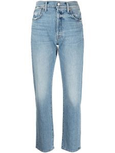 MOTHER jean The High Waisted Hike Hover - Bleu