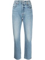 MOTHER jean The High Waisted Hike Hover - Bleu