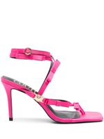 Versace Jeans Couture sandales à détail de nœud 85 mm - Rose