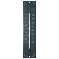 Tuin/buiten thermometer van leisteen 45 cm - Buitenthermometers - thumbnail