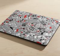 Laptop sticker gamer tekening skin