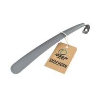 Benson Schoenlepel - 43 cm - kunststof - zilver - met haak - instaphulp - schoenen Benson Schoenlepel - 43 cm - kunststof - zilver - met haak - instaphulp - schoenen