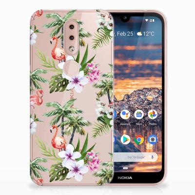 Nokia 4.2 | TPU Hoesje | Flamingo Palms