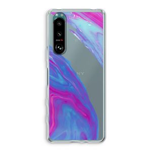 Zweverige regenboog: Sony Xperia 5 III Transparant Hoesje