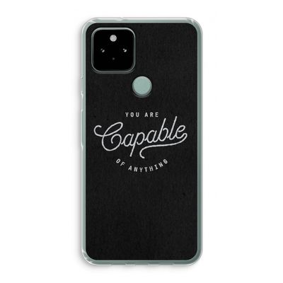 Capable: Google Pixel 5 Transparant Hoesje