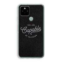 Capable: Google Pixel 5 Transparant Hoesje