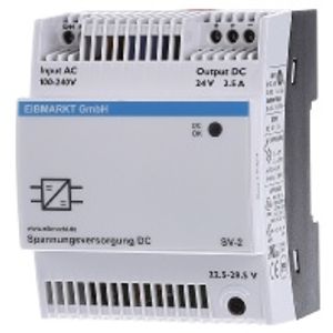 SV-2  - Voltage supply SV-2, MDRC, 24 VDC, 2.5A, adjustably