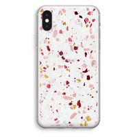 Terrazzo N°9: iPhone XS Transparant Hoesje