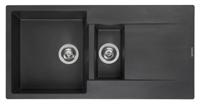 Reginox Amsterdam 15 black silvery spoelbak