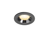 SLV InbouwspotNuminos XS zwart/chroom 3000K - 20gr - 1009291