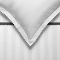 Vandyck Vandyck PURITY 86 STRIPE 1-persoons (140x200/220) white