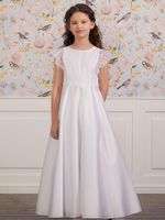 LILLY 08-1102-WH Communie Jurk | Maat: 146