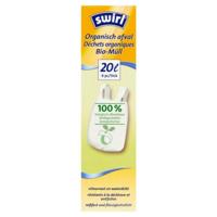 Swirl bio pedaalemmerzakken met handvat 20l 6 stuks