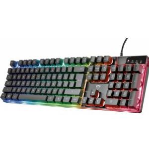 Trust GXT 835 Azor Bedraad Gaming Toetsenbord Zwart