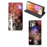 Samsung Galaxy A32 4G | A32 5G Enterprise Editie Hippe | Standcase | Vuurwerk
