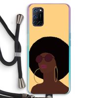Golden hour: Oppo A92 Transparant Hoesje met koord