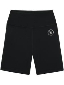 Sporty & Rich short N.02 à logo brodé - Noir