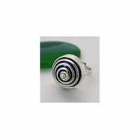 Zilveren Ring Lapis Lazuli Spiraal