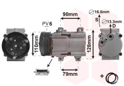 Airco Compressor 2.3 1800K284