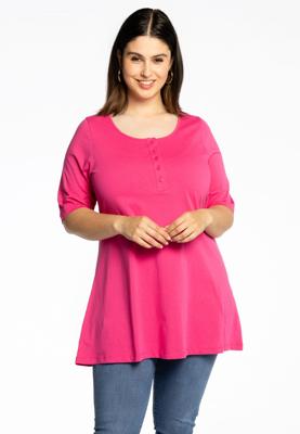 Yoek Tuniek flare fit | Roze | Maat 54/56
