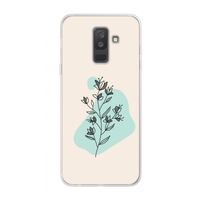 Violets are blue: Samsung Galaxy A6 Plus (2018) Transparant Hoesje