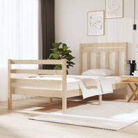 Bedframe massief hout 90x190 cm